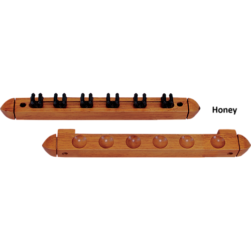 Standard 6 Cue Wall Rack with Clips – WR6S