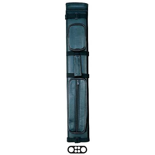 Action AC24 2x4 Hard Pool Cue Case | Oval Vinyl Cue Case