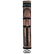 Action AC24 2x4 Hard Pool Cue Case | Oval Vinyl Cue Case