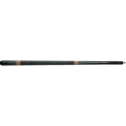 Action - Exotics 131 -  Black stain W/white & emerald-like green points & blue diamond
