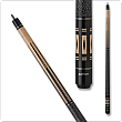Action - Exotics 47 Pool Cue - Classic look W/6 black overlay points 
