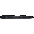 Athena ATHC08 Cue Case black with vibrant blue and purple flowers and butterflies