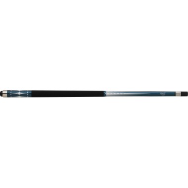 Cuetec - CT264 Pool Cue Black stained fiberglass with silver and white overlays