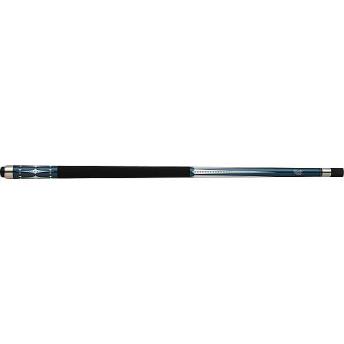Cuetec - CT264 Pool Cue Black stained fiberglass with silver and white overlays