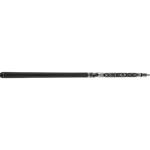 Eight Ball Mafia EBMBK01 - Break Cue White grunge background with stacked "See No Evil, Hear No Evil, Speak No Evil" skulls