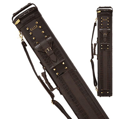 Elite 2x4 Classic Cue Case – Brown Leather ECC24 Elite 2x4 Classic Cue Case – Brown Leather ECC24