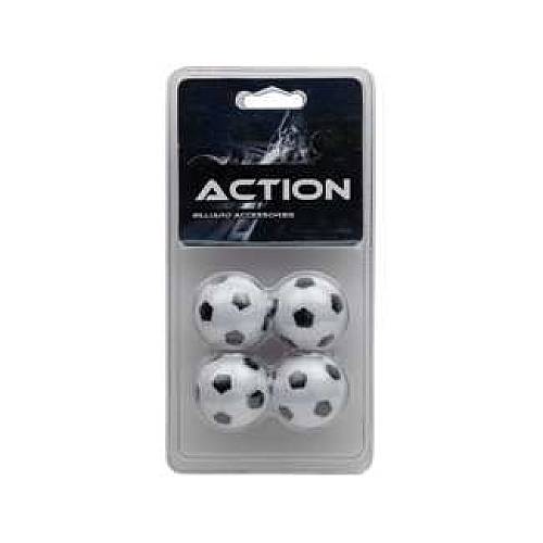 Action FBCBP Classic Soccer-Style Foosballs - 4-Pack - 822114013437