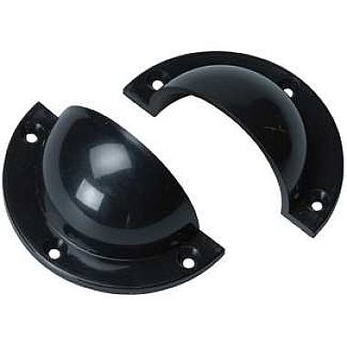 FBED Foosball Entry Dish - 3 1/4" x 1 1/2" - Black Ball Launch