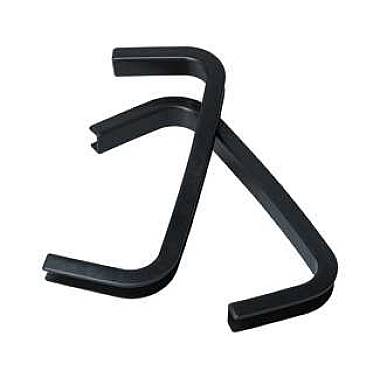 FBGL Foosball Goal Liner - 8" Black Plastic Replacement