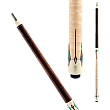 McDermott - G411 Pool Cue - Rosewood, pewter and turquoise 