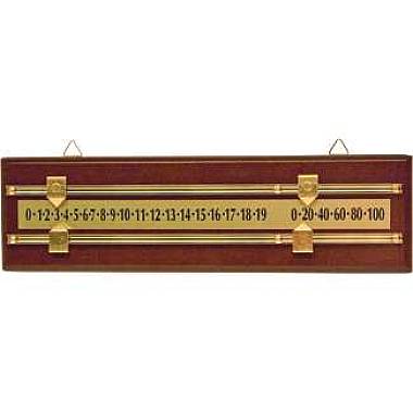 GASBWD Wooden Sliding Scoring Board - 16" x 5" - Multiple Finishes