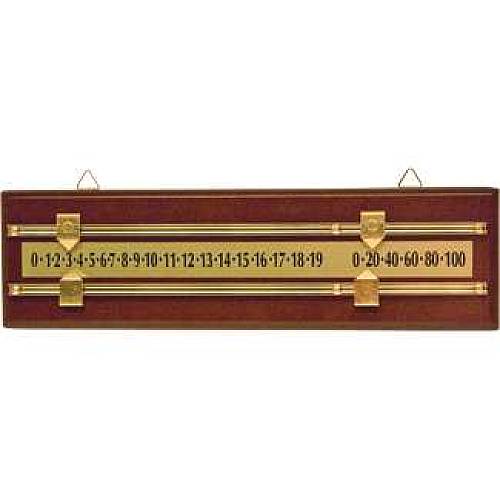 GASBWD Wooden Sliding Scoring Board - 16" x 5" - Multiple Finishes