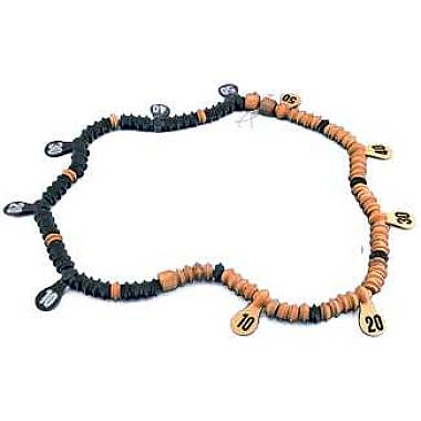 GAWSB Wooden Billiard Scoring Beads - 70-Inch String