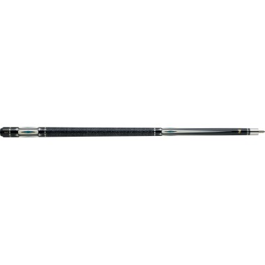 Griffin - GR-22 Pool Cue Black stained with white floating points / diamonds w/ turquoise diamond overlays