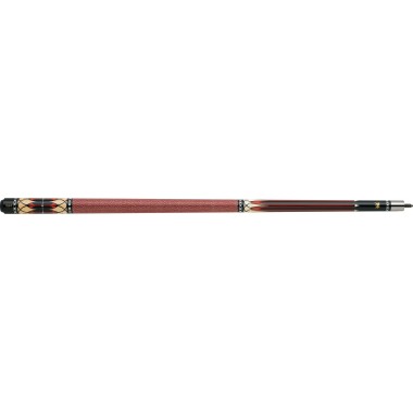 Griffin - GR-31 Pool Cue Black stain with Maple and black design and light brown splices overlay