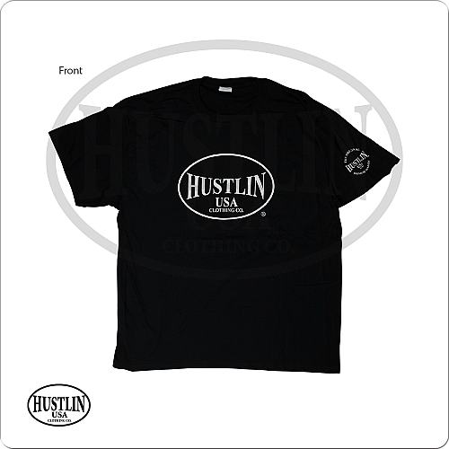 Hustlin USA HUST02 "I Got Next" T-Shirt – Unisex Black Tee (Sizes M–2X)