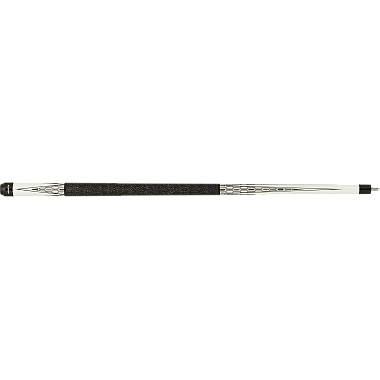 Action Impact IMP67 Cue - Pearl white with 4 black points & black and white links