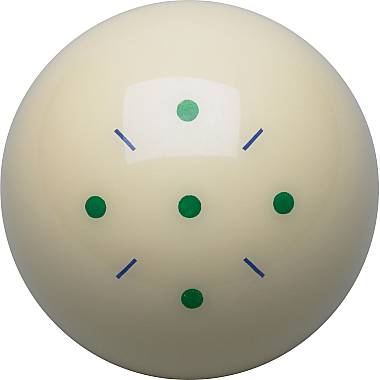Q-Tru Training Cue Ball with Instruction Booklet IPQTRU