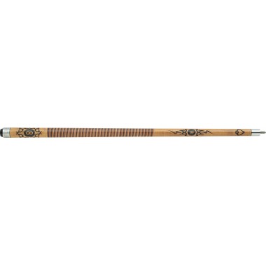 Outlaw - 29 Original - 8-ball Tribal Flames - Two-Toned Wrap Pool Cue