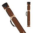 Outlaw OLX22 Pool Cue Case Light tan with 2 different color trim and pockets