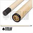 Voodoo MOJO Break Pool Cue - Gray Stained Skull & Crossbones