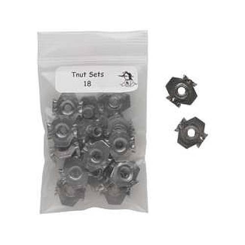 T-Nuts TPVTN 1/4" Bag of 20