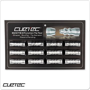 Cuetec Bowtie Tip Tool card of 12