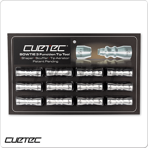 Cuetec Bowtie Tip Tool card of 12
