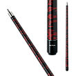 Action Value 03 Burgundy Splatter Cue - VAL03 - Black & Red