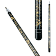 Action Value 04 Gold Splatter Cue - VAL04 - Black & Gold
