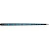 Action Value 05 Blue Splatter Cue - VAL05 - Black & Blue