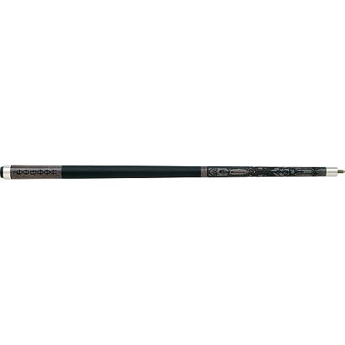 Voodoo 13 Gray Cemetery Pool Cue - Skull Engravings & Leather Wrap Voodoo 13 Gray Cemetery Pool Cue - Skull Engravings & Leather Wrap