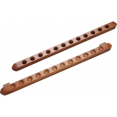 12 Cue Wall Rack/2 pc Holes