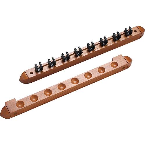 8 Cue Wall Rack with Clips – WR2P8